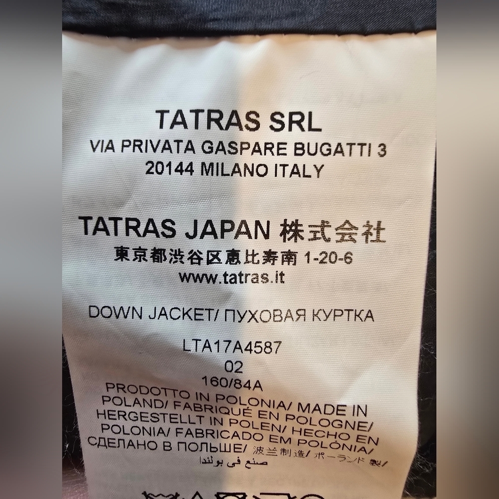 Tatras Genuine Goose Women's Short Sleeve Puffer Vest Black - Picture 8 of 11